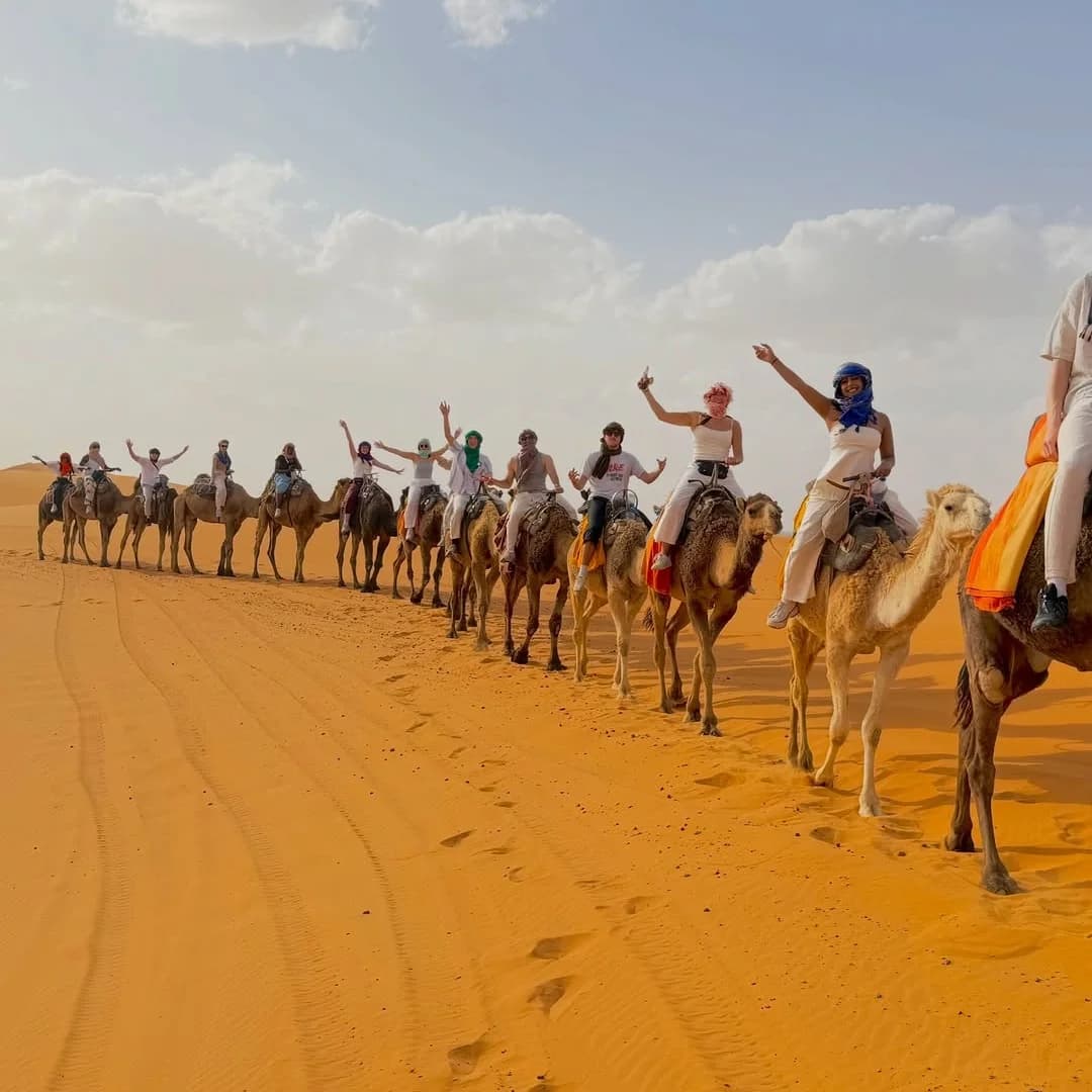 Private 3 days desert tour from Marrakech to Fes with camel trek in Merzouga